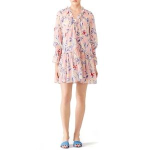See by Chloe Pink Floral Silk Dress